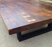 Reclaimed Pine Wood Coffee Table 7 small