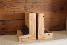 Reclaimed Book Ends 2 small