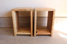 Reclaimed Side Tables 2 small