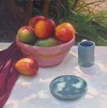 Commissioned Still Life:   Oil Painting,  24"X24" 1 small