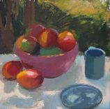 Commissioned Still Life:   Oil Painting,  24"X24" 2 small