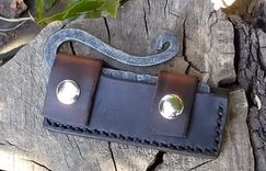 Firecreekforge.Com Forged Cigar Knife From Upcycled Repurposed Steel Hollow Ground Razor 4 small