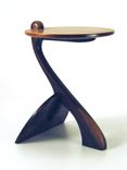 Whale Tail Table, Walnut,Cherry, Maple 1 small