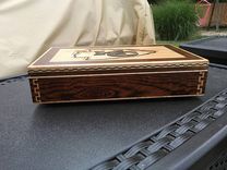 Custom Display Box, Beautiful Double Dovetail Joinery / Carbon Fiber And Epoxy Inlay 2 small