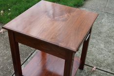 Walnut End Table 3 small