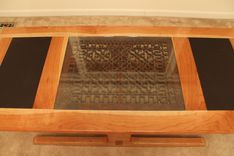 Leather Leaf Coffee Table 4 small
