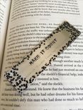 Hand Stamped Bookmark 3 small