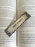 Hand Stamped Bookmark 5 small