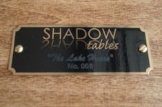 "Lake House" New England Fall Themed Coffee Table With 12v Battery Powered Light. 2 small