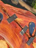 Live Edge Cedar Wood And Metal Hanger Coat Rack 4 small