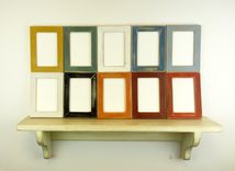 Handmade Photo Frames - Wall Decor - Handpainted Milk Paint Eco Friendly Picture Frames 1 small