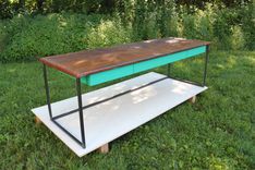 Reclaimed Fir Desk 3 small