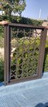 Puzzle Pattern Metal Entry Gate #1915.  RO W 36" by 48" H 2 small