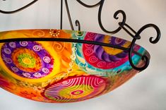Earth And Suns 36 Inch Hand Painted Chandelier 2 small