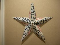 Custom License Plate Barn Stars 5 small