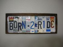 Custom License Plate Signs 6 small