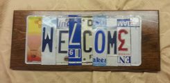 Custom License Plate Signs 4 small