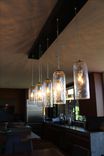 Acqua Chandelier Clear - 7 Pendants/ 96" Long 3 small
