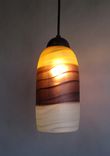 Saison Cylinder Blown Glass Pendant Light 2 small