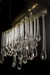Pioggia Dining Chandelier  48" 2 small