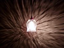 Tuffo Clear Crackle Pendant Lights 2 small