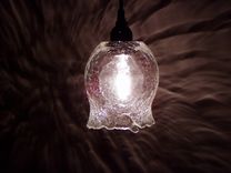 Tuffo Clear Crackle Pendant Lights 3 small