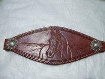 Leather Bronc Halter Nose Bands 2 small
