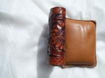 Leather Covered Flask 3 small