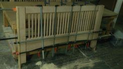 Mortise & Tenon Solid Cherry Mission Bed 2 small