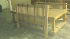 Mortise & Tenon Solid Cherry Mission Bed 5 small