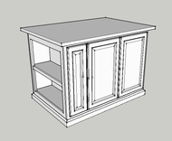 Kitchen Island 4 small
