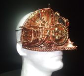 Steampunk Time Pirate Leather Mask 2 small