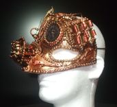 Steampunk Time Pirate Leather Mask 3 small