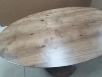 Custom Oval Dining Room Table In Knotty Alder 3 small