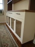 Walnut And White Lacquer, Bookshelf, And Cabinet 2 small