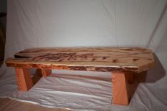 Wild, Wild Horses Live Edge Coffee Table 1 small
