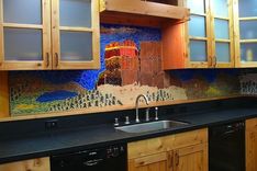 Ski House - Kitchen Mosaic 2 small