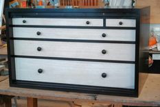 Tool Chest, Chest Of Drawers 2 small