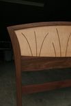 Platform Bed Walnut Queen Size, King, Low Bed Frame, Solid Wood, Headboard, "Prairie Platform" 2 small