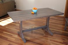 Trestle Table And Bench Reclaimed 3 small