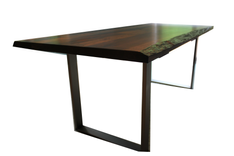 Live Edge Butcher Block On Steel Legs 1 small