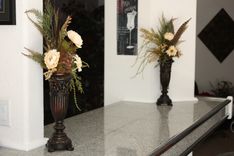 Silk Flower Arrangement, Fireplace Mantel Decor, Dining Table Centerpieces 3 small