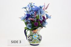 Country Home Decor Silk Flower Arrangement, Kitchen Island Decor Dining Table Centerpiece Home Decor 4 small