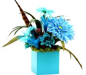 Unique Home Décor Silk Flower Arrangement, Coffee Table Centerpiece, Vanity Decor, Kitchen Decor 1 small