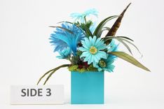 Unique Home Décor Silk Flower Arrangement, Coffee Table Centerpiece, Vanity Decor, Kitchen Decor 5 small