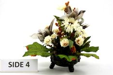 Unique Silk Flower Arrangement Table Centerpiece, Home Decorating Ideas 6 small