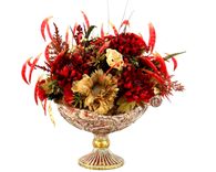 Dining Table Centerpiece, Silk Flower Arrangement Home Decor, Dining Room Decor 1 small
