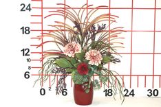 Tropical Decor Flower Arrangement, Dining Room Decor, Unique Home Decor, Table Centerpiece 2 small