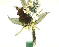 Tropical Decor Large Silk Flower Arrangement, Floral Home Decor, Artificial Flower, Centerpiece 1 small
