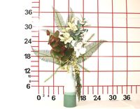 Tropical Decor Large Silk Flower Arrangement, Floral Home Decor, Artificial Flower, Centerpiece 2 small